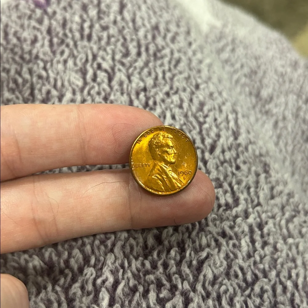 Vintage 1960s Lincoln Penny cufflinks
